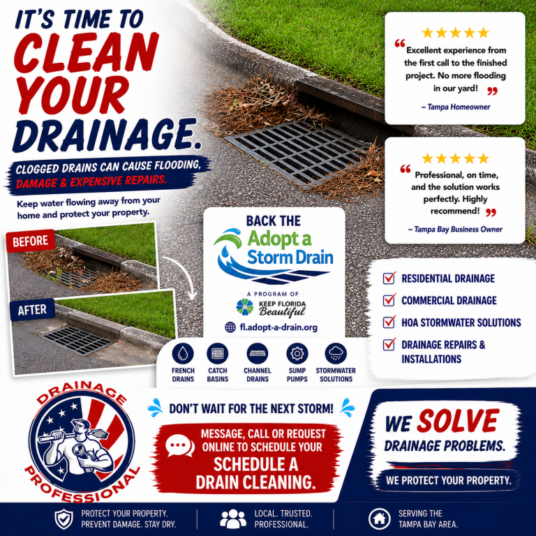 Adopt-A-Drain Florida – Help Make A Difference!